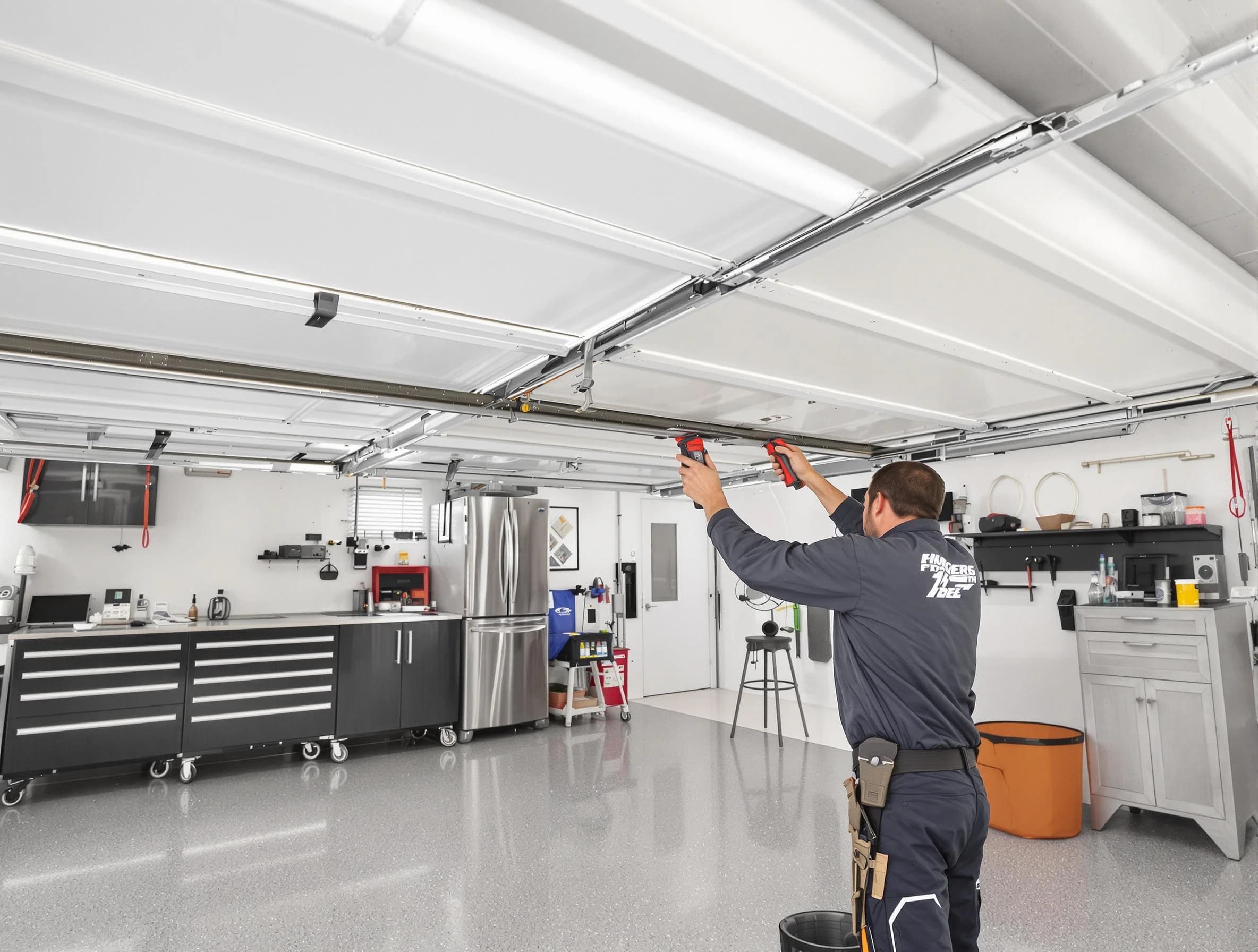 Overhead garage door repair service by Hueytown Garage Door Repair in Hueytown