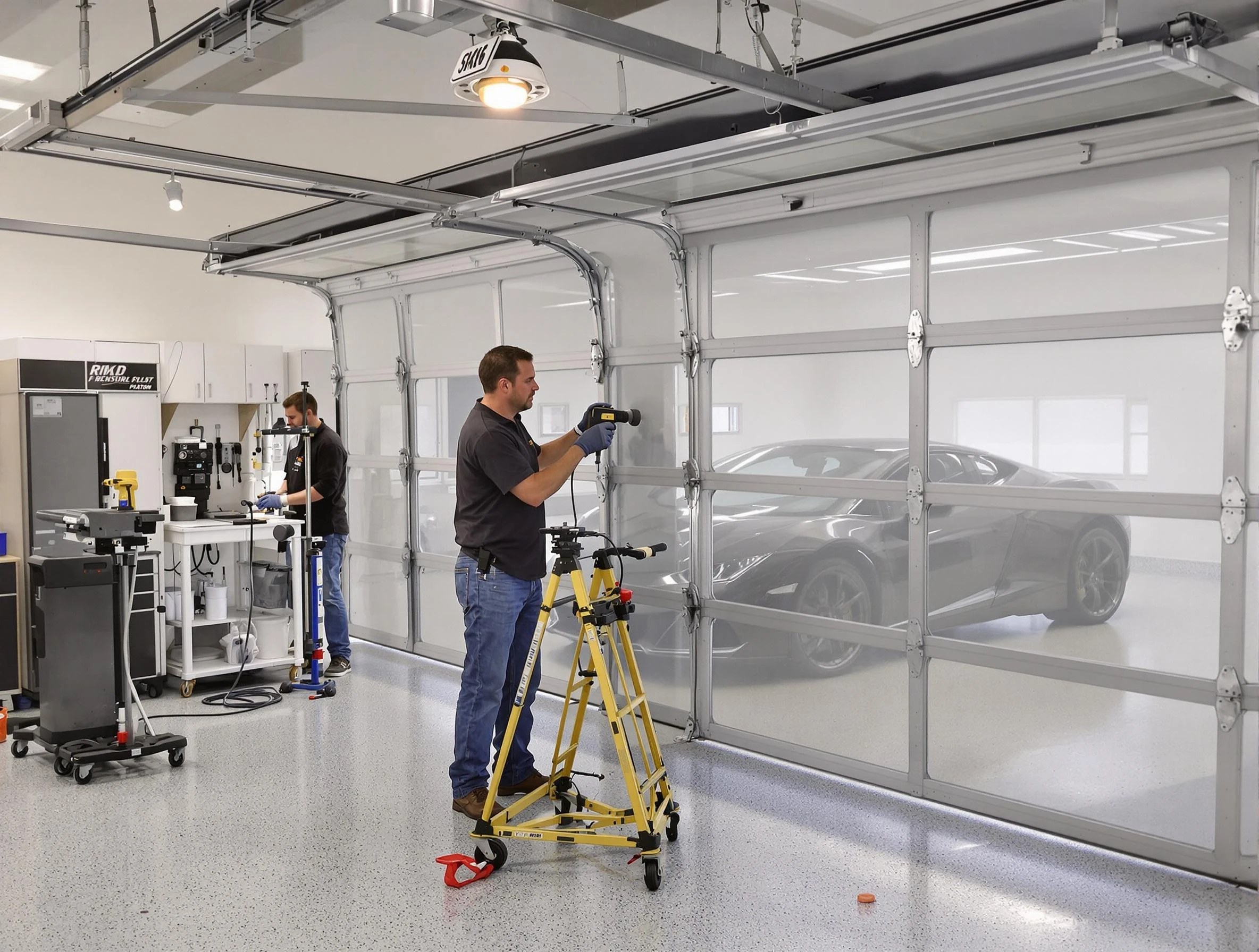 Garage Door Dents Repair in Hueytown