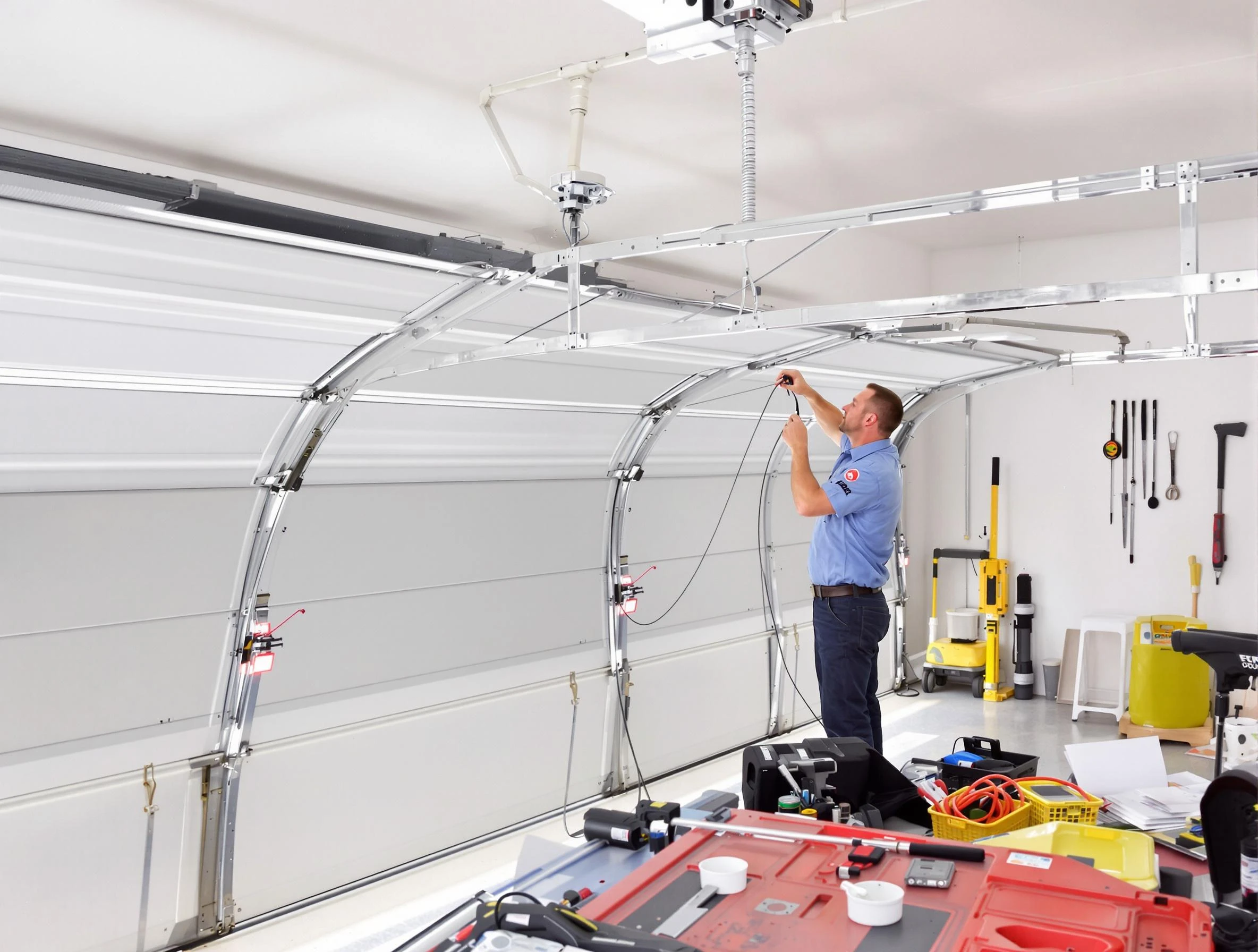 Garage door cable repair service by Hueytown Garage Door Repair in Hueytown