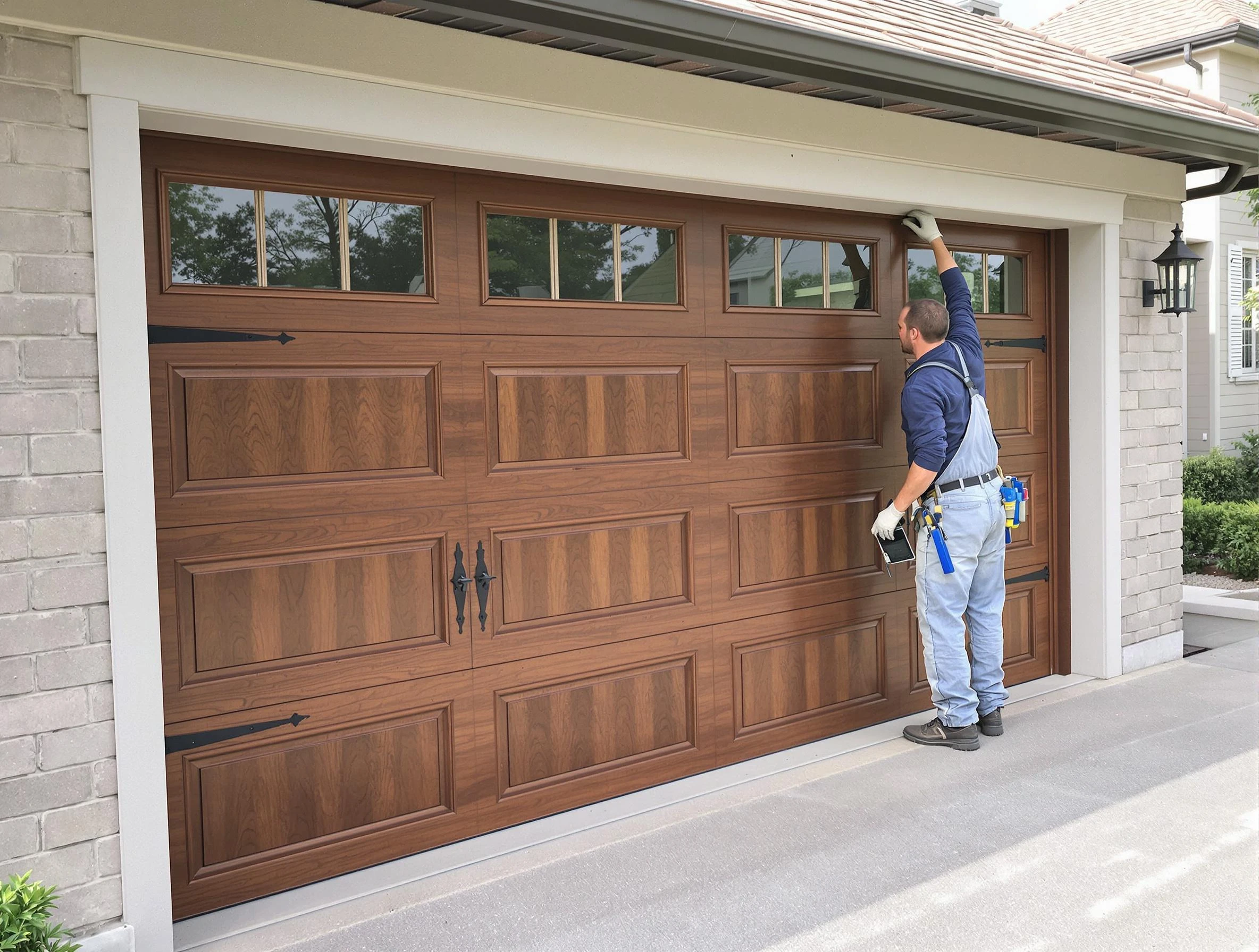 Custom garage door showcase by Hueytown Garage Door Repair in Hueytown