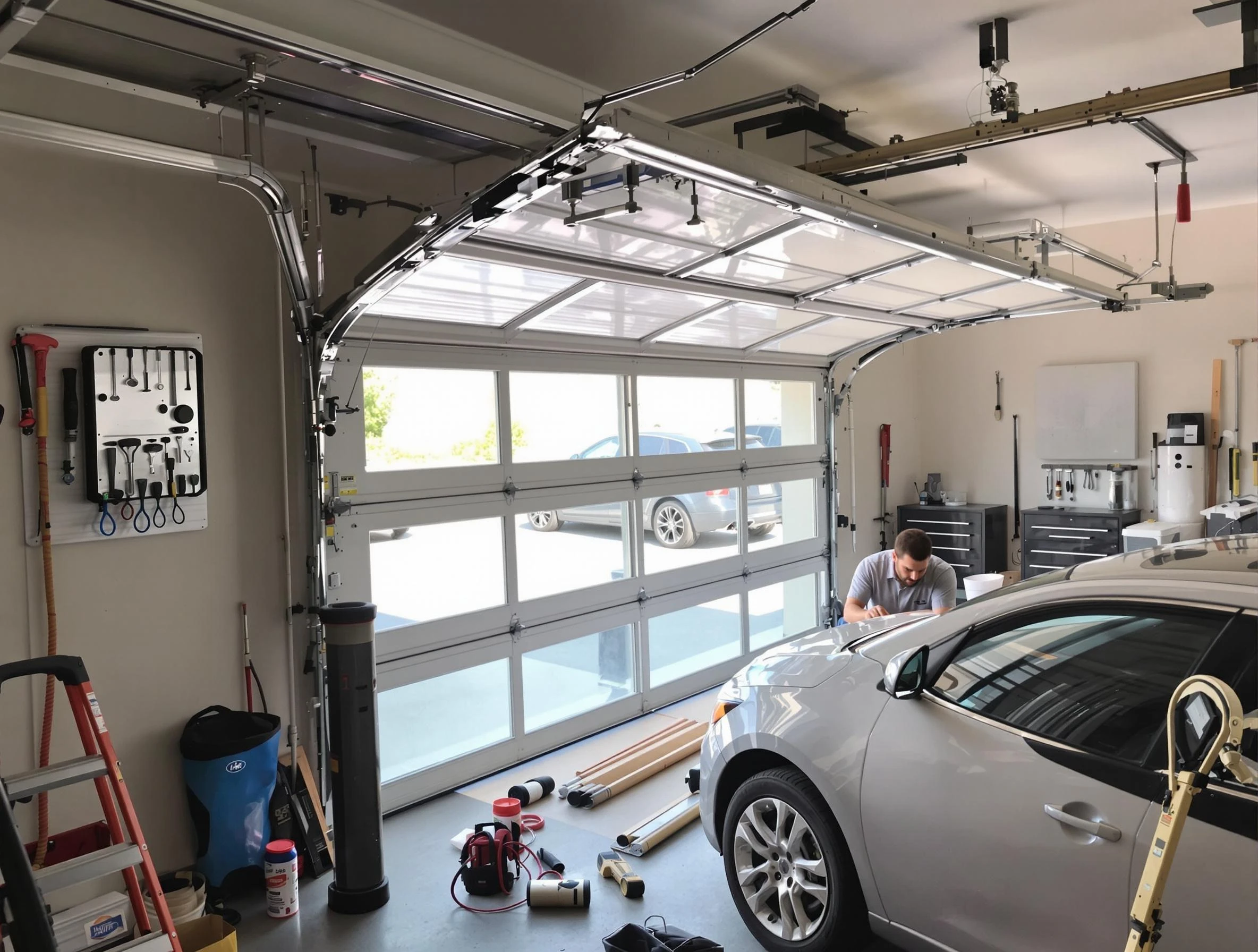 Garage door noise reduction service by Hueytown Garage Door Repair in Hueytown